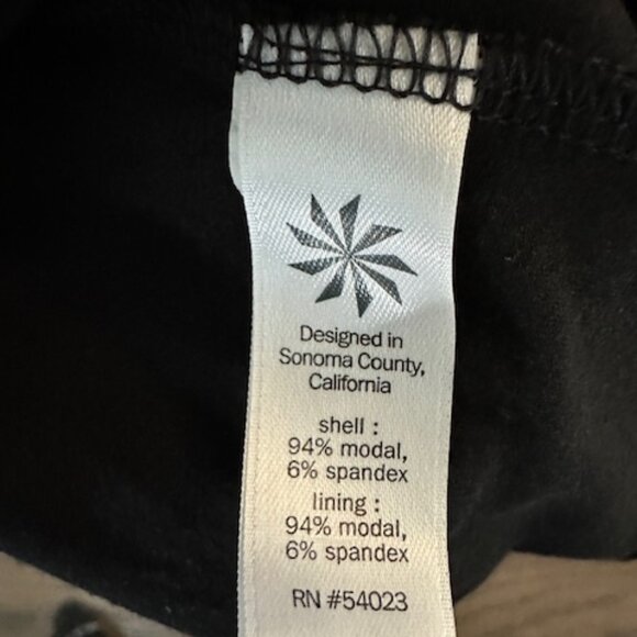 Athleta Wrap Surplice Black Knit Dress - Picture 15 of 16